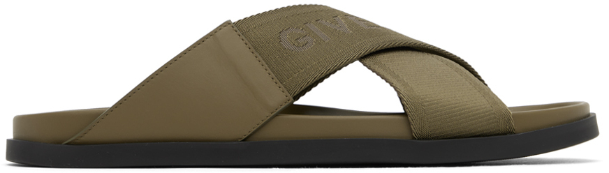 【関税込み】Givenchy カーキ G Plage サンダル