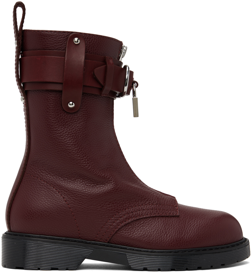 【関税込み】JW Anderson バーガンディ Punk ブーツ