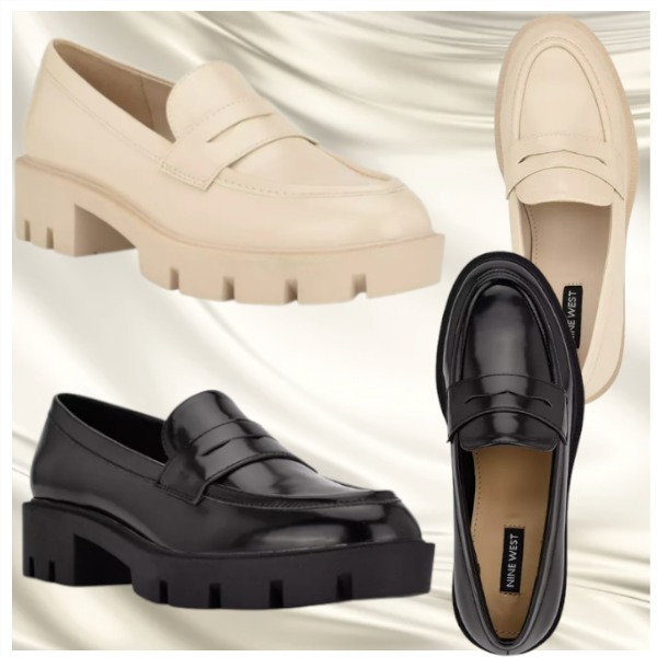 NINE WEST マイベル スリッポン オックスフォード ローファー
