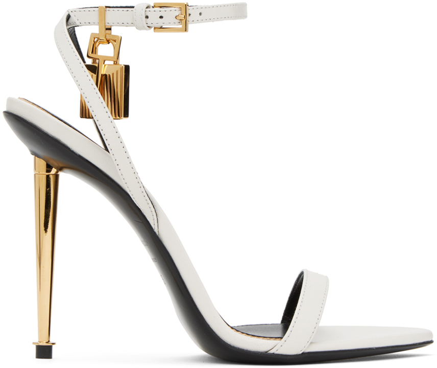 【関税込み】TOM FORD ホワイト Pointy Naked サンダル