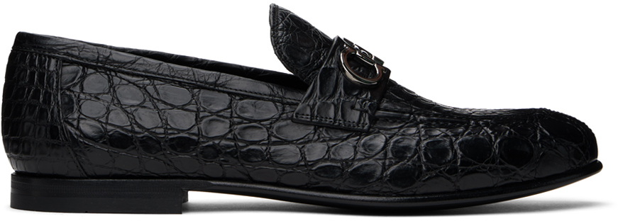 【関税込み】Ferragamo ブラック Gin Lux ローファー