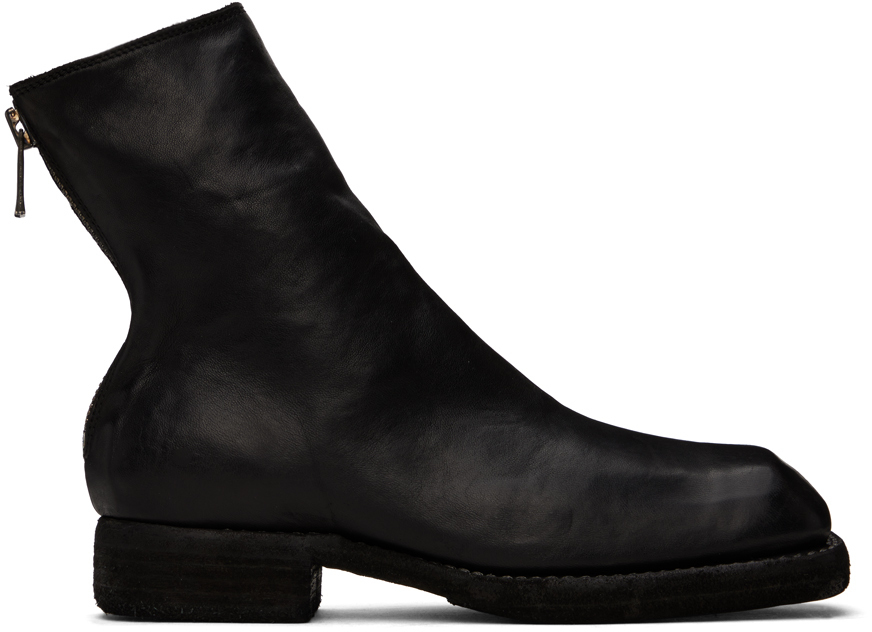 【関税込み】Guidi ブラック 79086 ブーツ