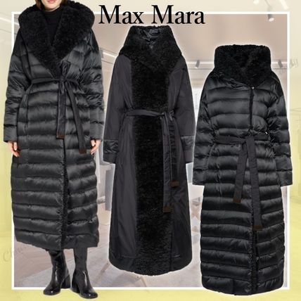[美品]’S Max Mara黒 ダウンジャケット ロングコート 美品]'S Max Mara黒 ダウンジャケット ロングコート