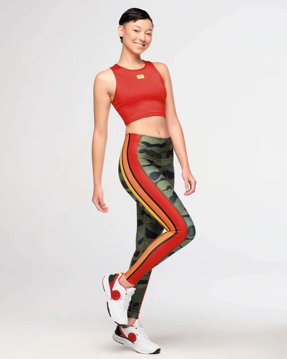 新作♪ズンバ Zumba Explore High Waisted Ankle Leggings With
