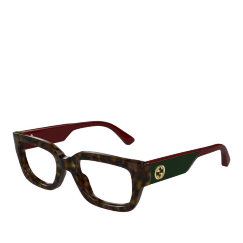 メガネ GUCCI Gucci - GG1666O - 006 HAVANA RED TRANSPAREN