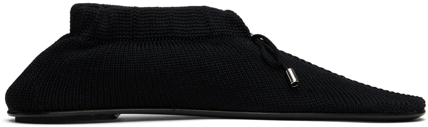 【関税込み】TOTEME ブラック The Knitted フラットシューズ