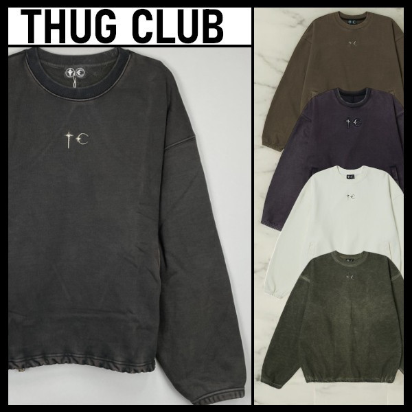 【Thug Club】サグクラブ ロゴ スウェットシャツ