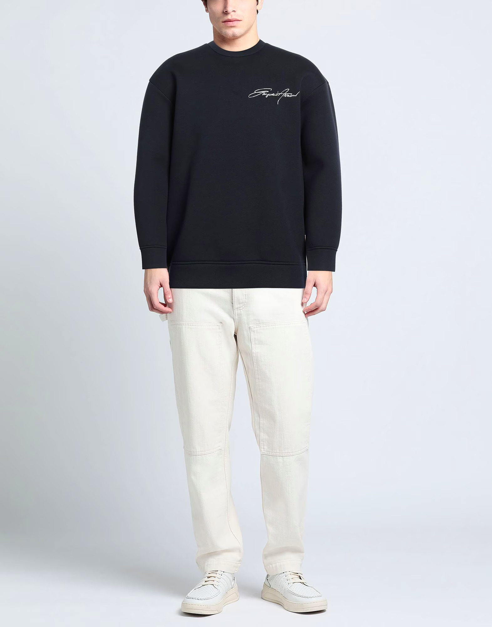 EMPORIO ARMANI エンポリオアルマーニ ロゴ 無地 スウェット EMPORIO ARMANI エンポリオアルマーニ ロゴ 無地 スウェット