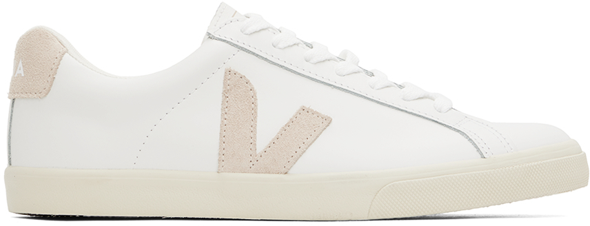 【関税込み】VEJA ホワイト＆ベージュ Esplar ロゴ スニーカー