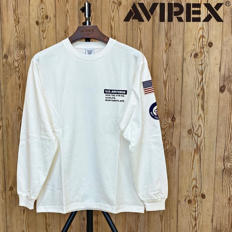 AVIREX アヴィレックス 長袖Tシャツ ハット イン ザ リング