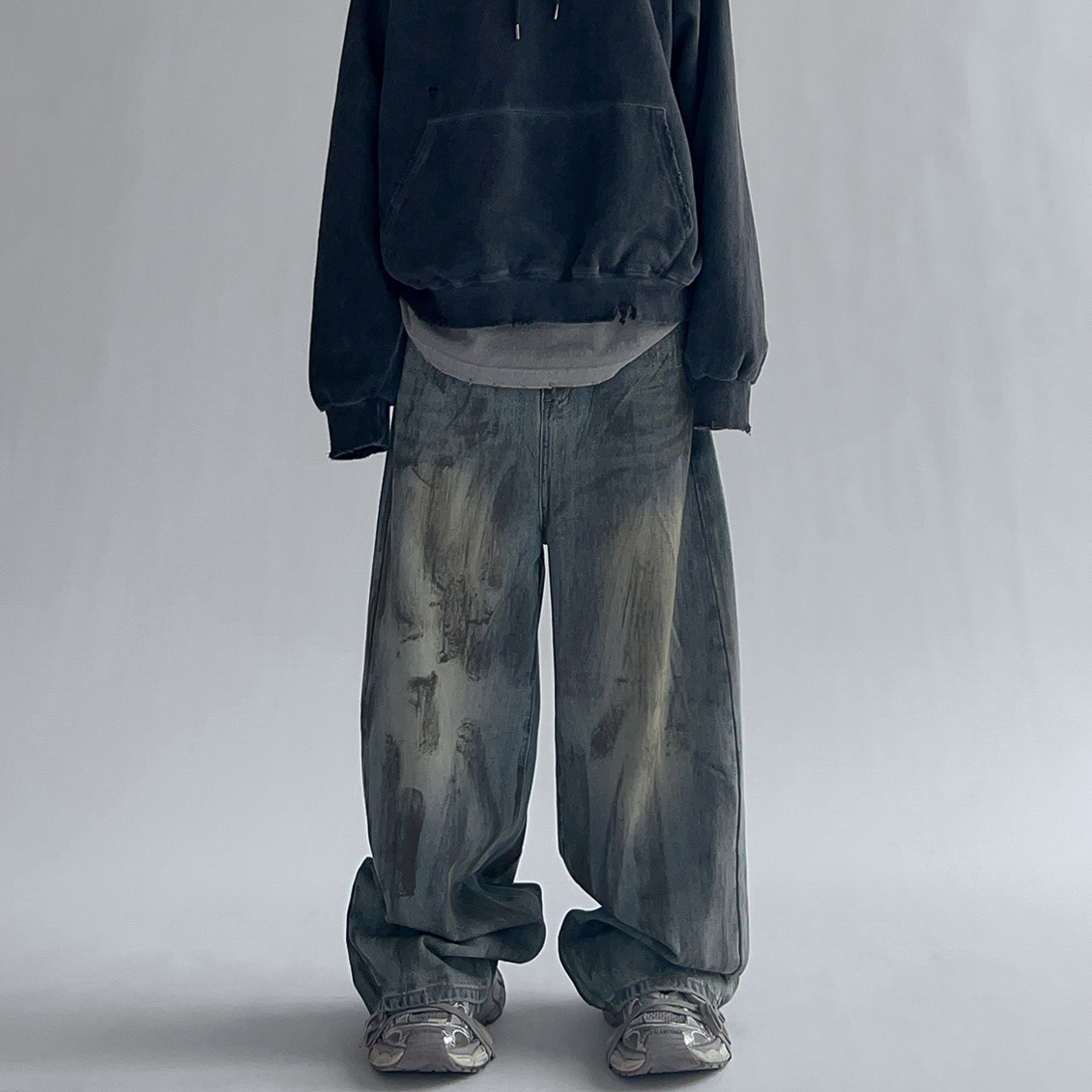 [COLN] outta dirty mud washing jeans デニムパンツ