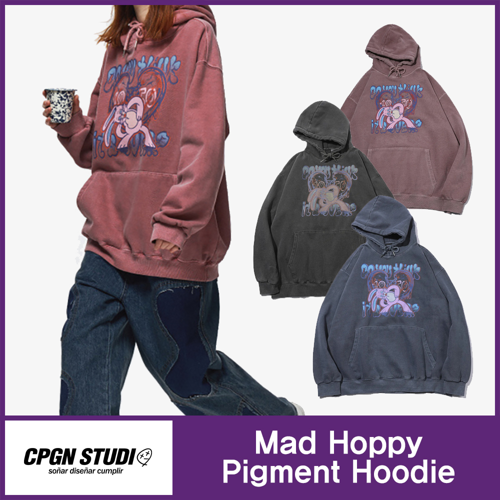 ★CPGN STUDIO★Mad Hoppy Pigment Hoodie★