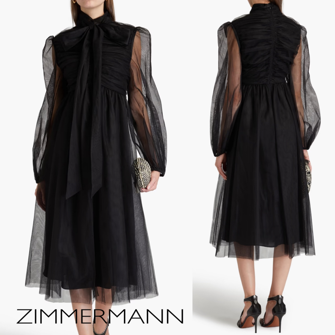 チュール★ギャザー★ワンピース★ ZIMMERMANN