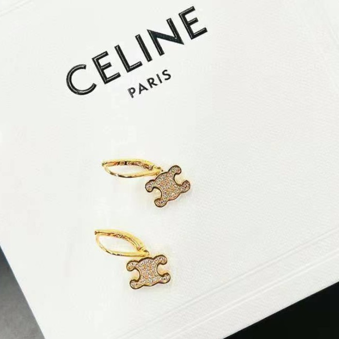 ☆Celine☆トリオンフ ラインストーン ピアス