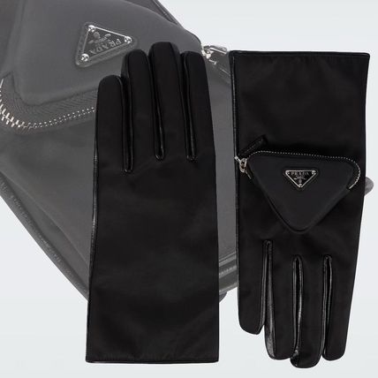 楽天市場】PRADA プラダ ナイロン ナッパレザーグローブ 手袋