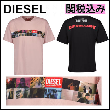 ピンク系 DIESEL(ディーゼル) Tシャツ・カットソー(メンズ