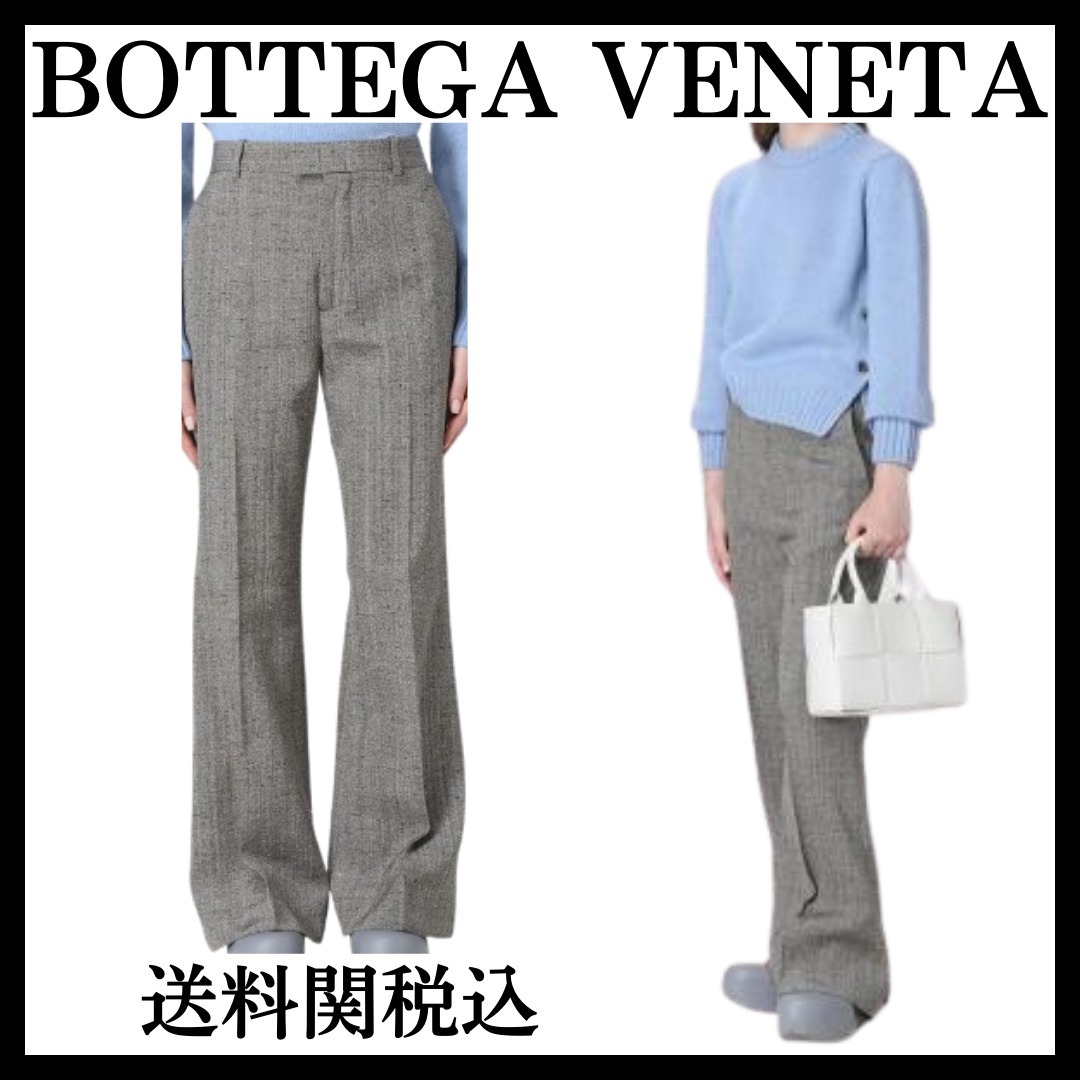 【国内発送】BOTTEGA VENETA シルクとビスコースのパンツ