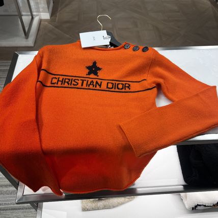 至高の逸品】 Christian Dior ウール ニット オレンジ セーター