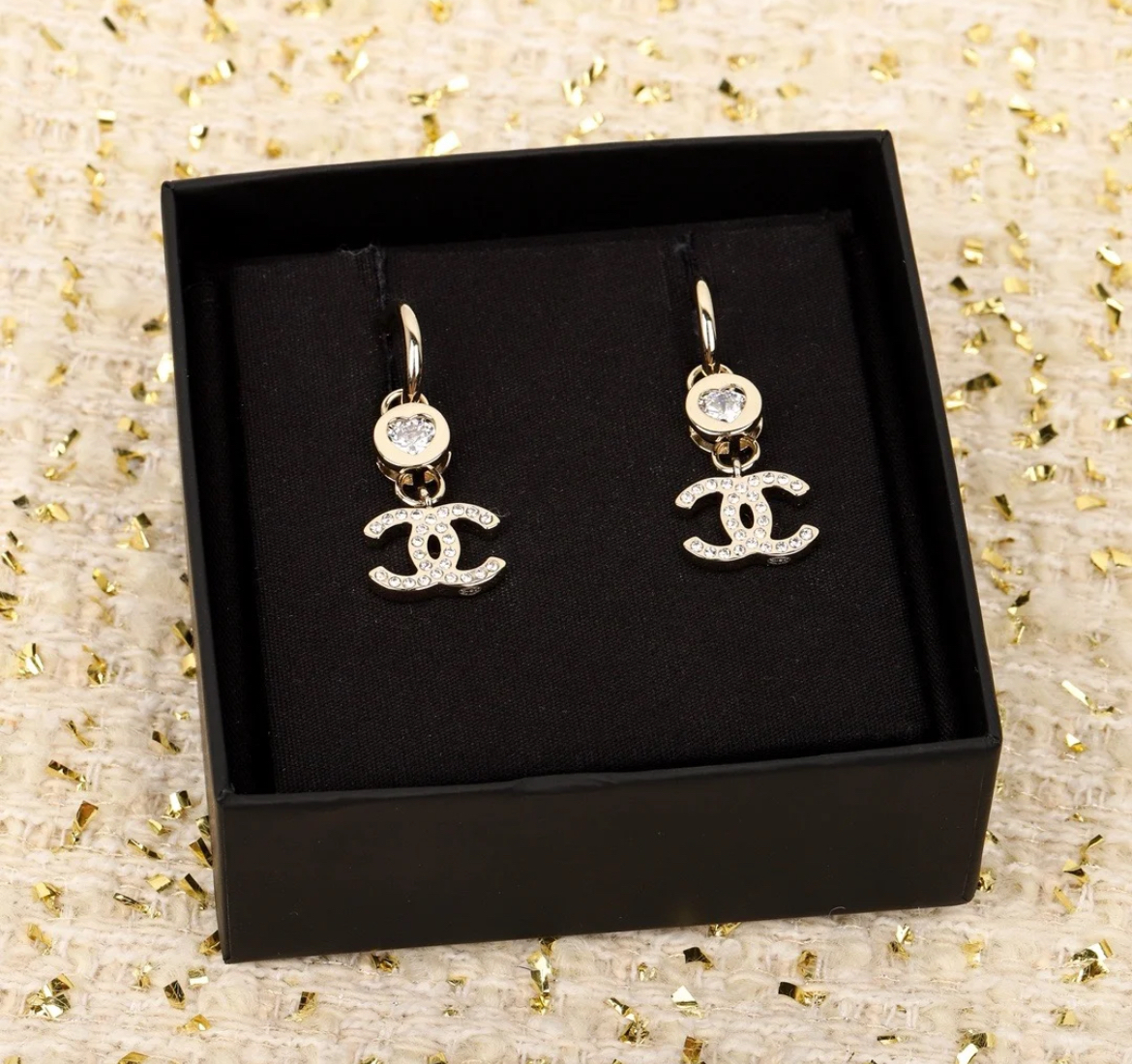 CHANEL《♡がポイント》シャネル ピアス