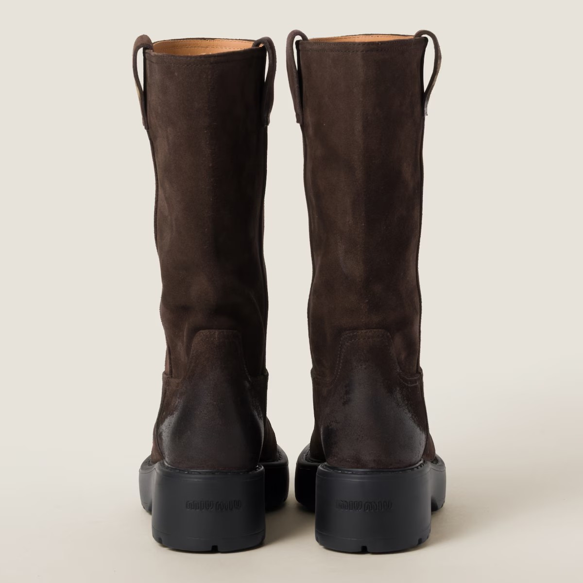 《送料無料》 MIU MIU Suede boots