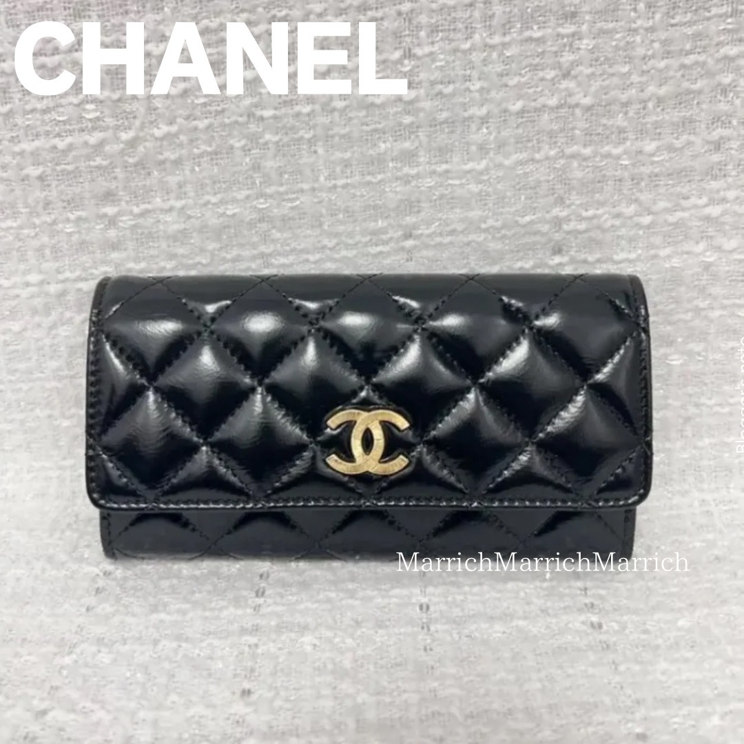 CHANEL《エレガント♡》ロング ジップ ウォレット 長財布