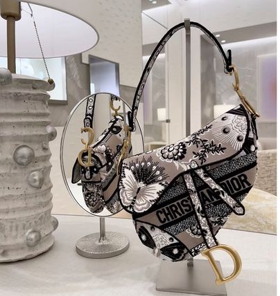 Mi ベージュ系 Dior SADDLE(ディオール サドル) バッグ・カバン