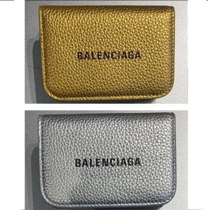 ゴールド（金色）系 BALENCIAGA(バレンシアガ) 折りたたみ財布