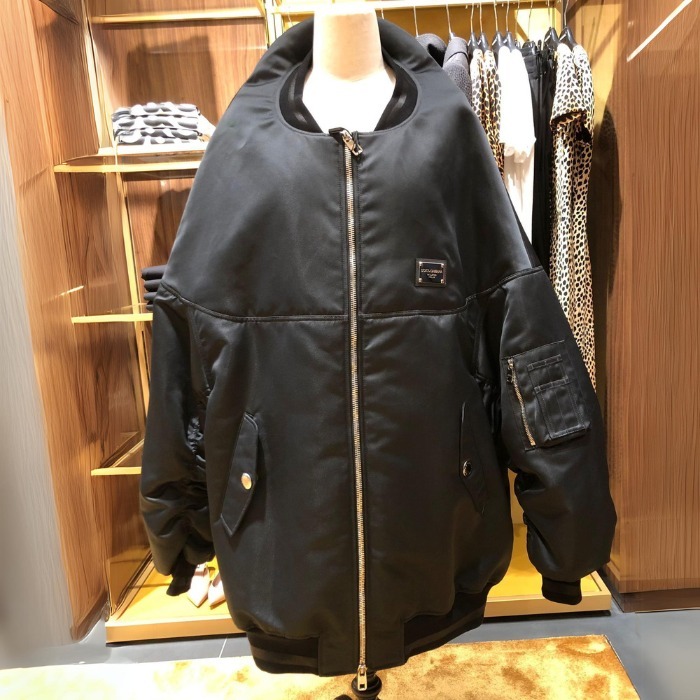 希少 DOLCE&GABBANA ドルガバ DGロゴ ジップ ブルゾン アウター
