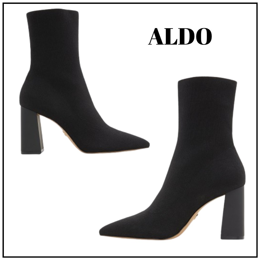 日本未入荷！【ALDO】Plumtree チェルシーブーツ ブロックヒール