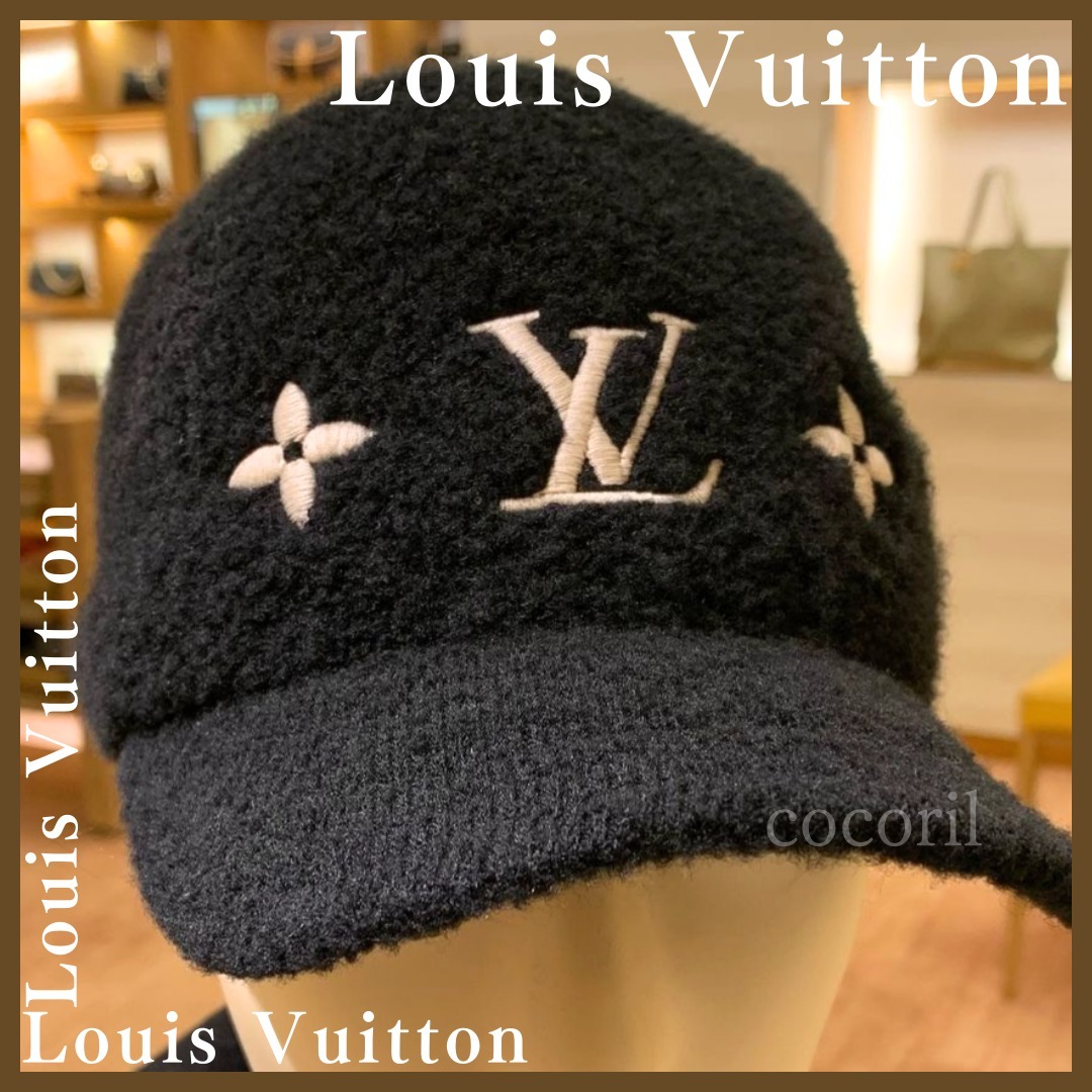 【秋冬マストアイテム】◆LouisVuitton◆キャップ・ウールグラム