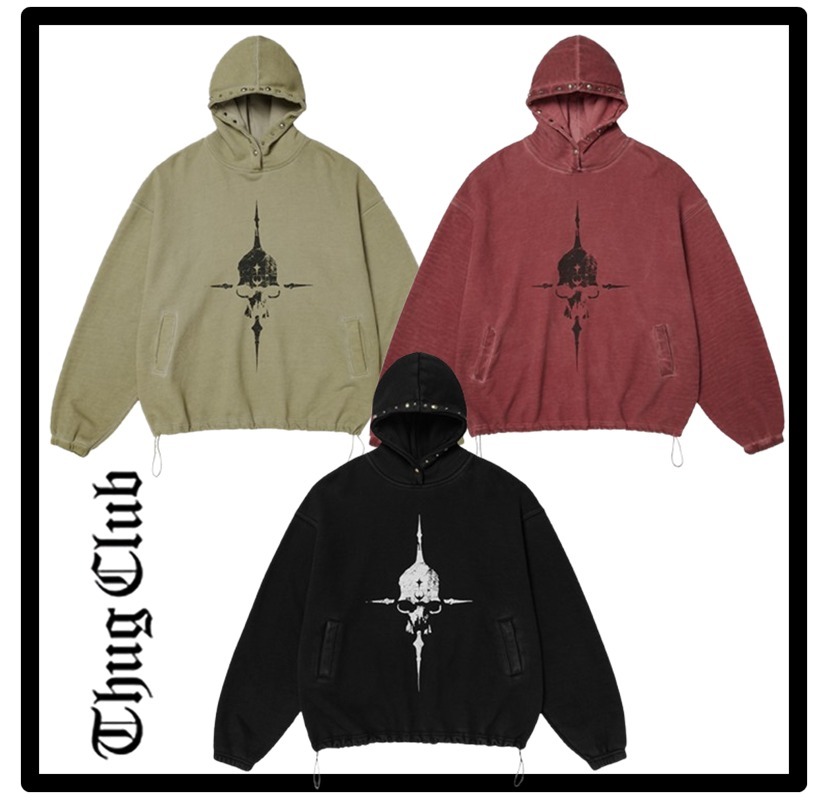 ★送料・関税込★THUG CLUB★Peace Stud Hoodie★