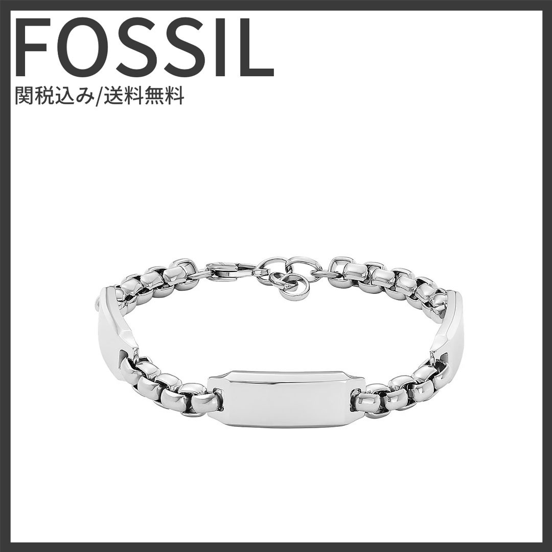 送料関税込★FOSSIL★ブランドロゴ ブレスレット