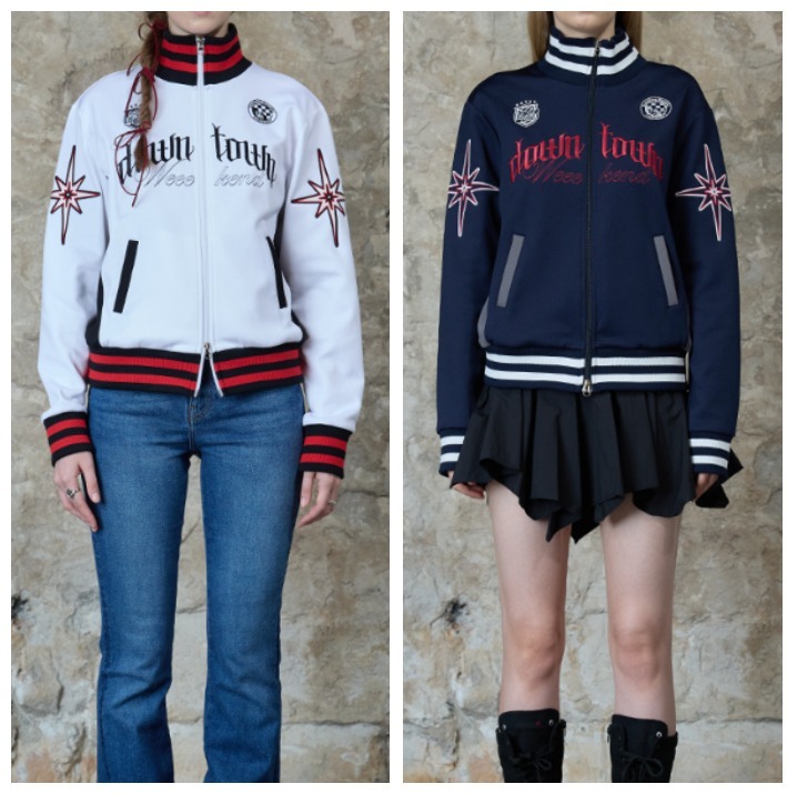 LARTIGENT☆L13 BIG NUMBER JERSEY ZIP UP