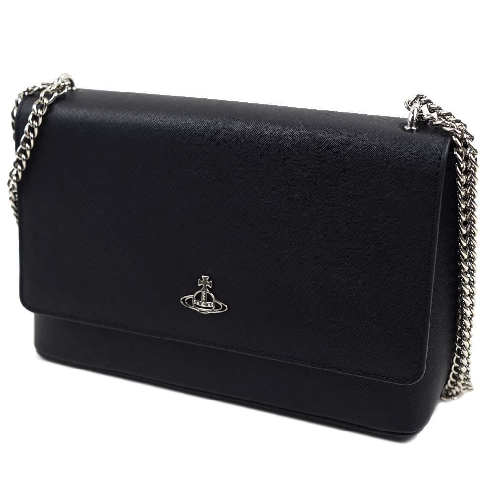 Vivienne Westwood ショルダーバッグ BLACK 41020025 L002Z N401