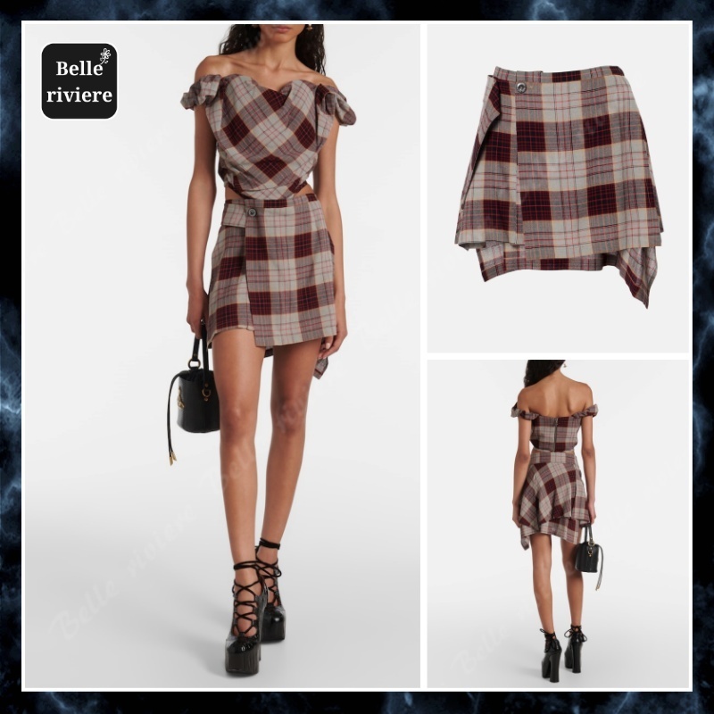 24AW new/Vivienne Westwood チェック柄ミニスカート Skirt