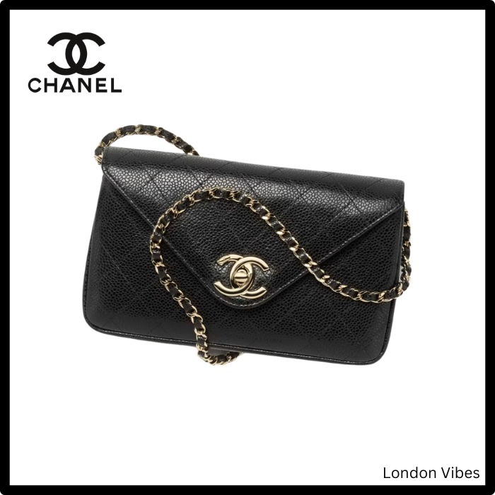 使い勝手抜群♪ CHANEL チェーンオンウォレット ブラック