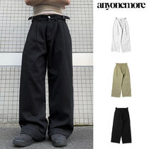 【Anyone more】Tion Buckle Pintuck Wide Pants
