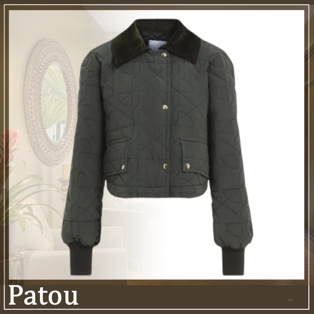 【送関込】Patou☆パトゥ クロップド キルティング ボンバー