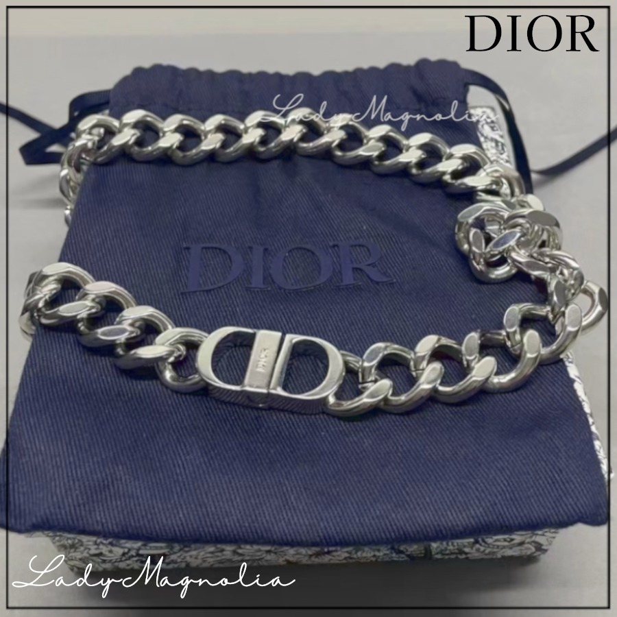 【Dior】CD Icon チェーンリンク ネックレス ☆エレガンスを纏う