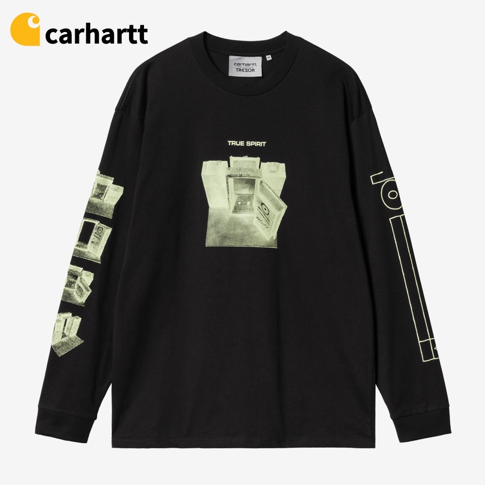 【Carhartt】 ★ TRUE SPIRIT LONG SLEEVE T-SHIRT ★ BLACK