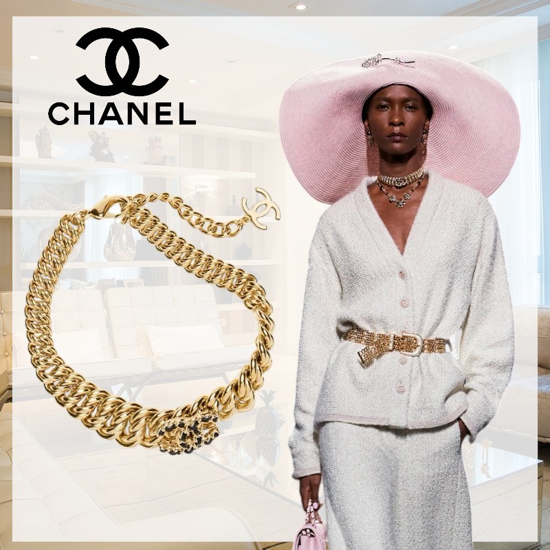 【エレガント♪】CHANEL CCロゴ チョーカー