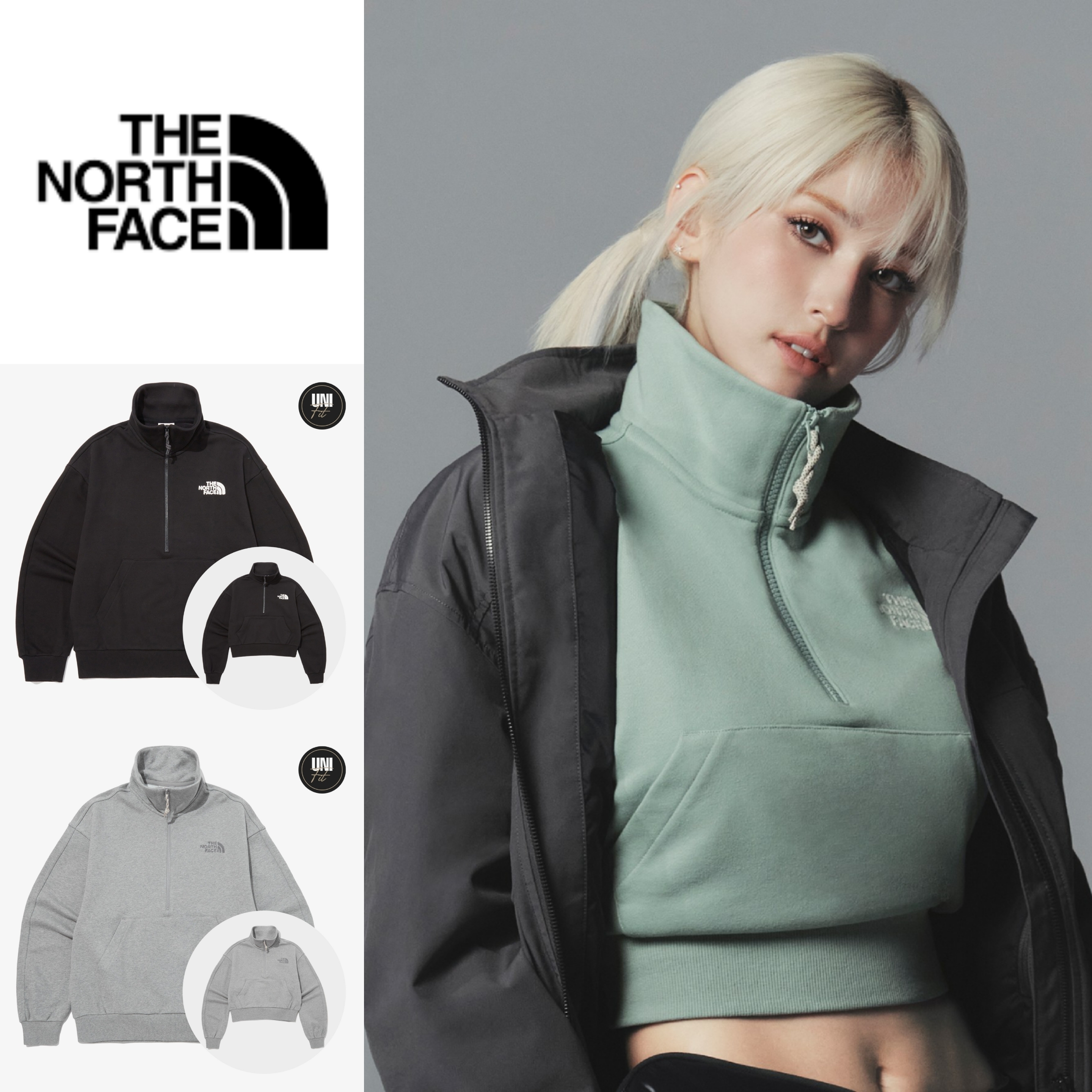 正規品・送料込◆THE NORTH FACE◆COMFY HALF ZIP SWEATSHIRTS