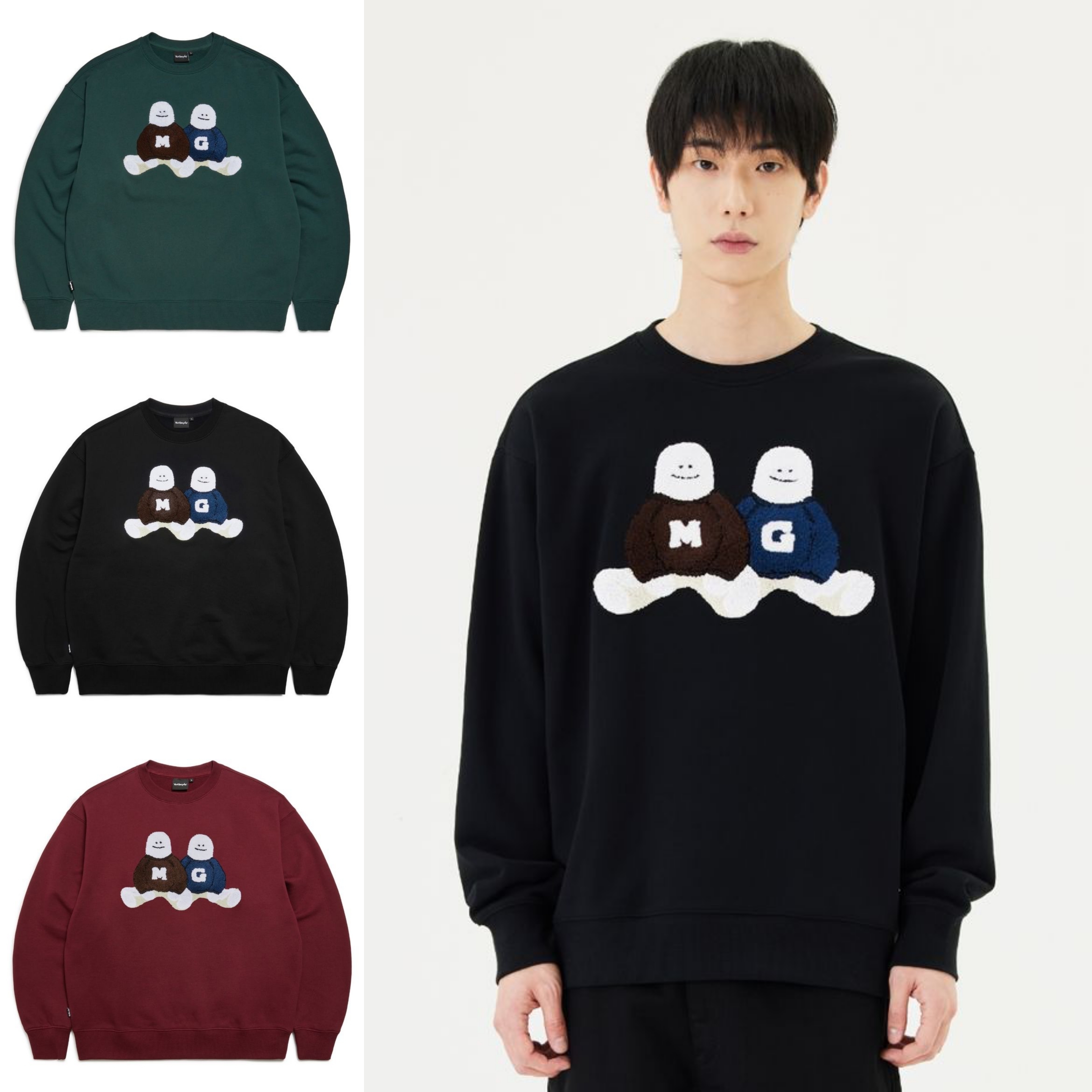 さらに100円引き◆Mark Gonzales◆SHMOO DOLL BOUCLE SWEATSHIRT