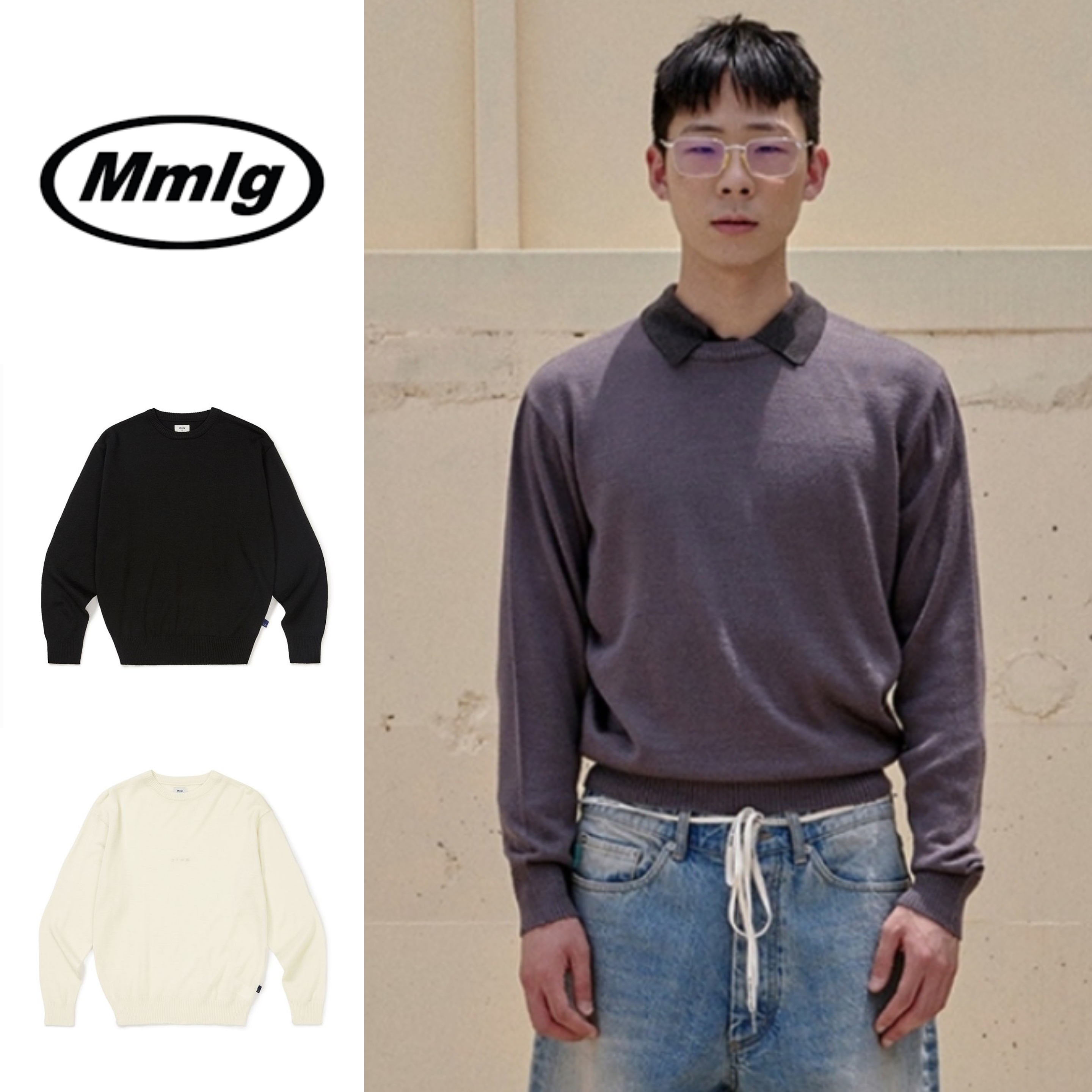 さらに100円引き◆MMLG◆MM AUTHENTIC KNIT