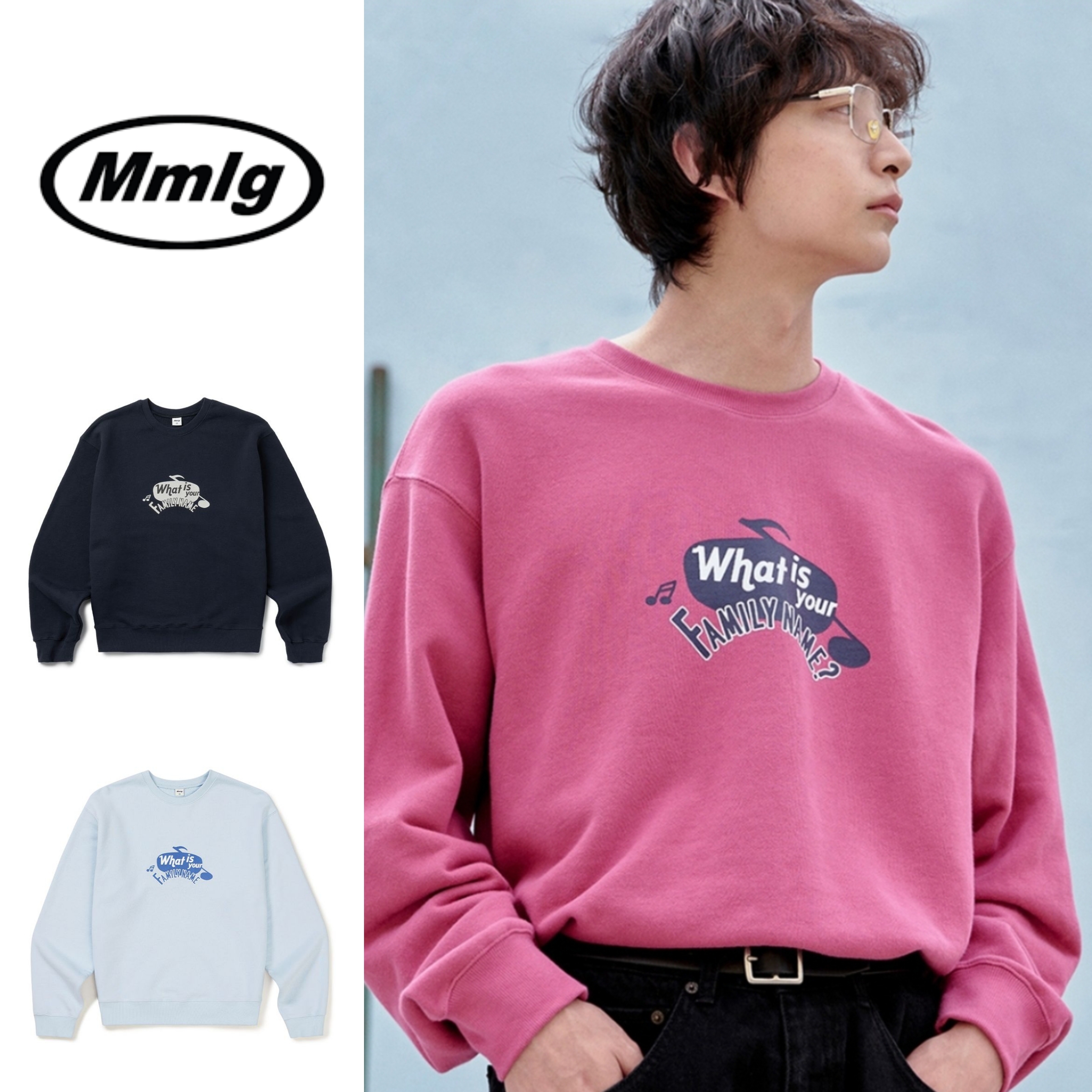 さらに100円引き◆MMLG◆FAMILY NAME SWEAT