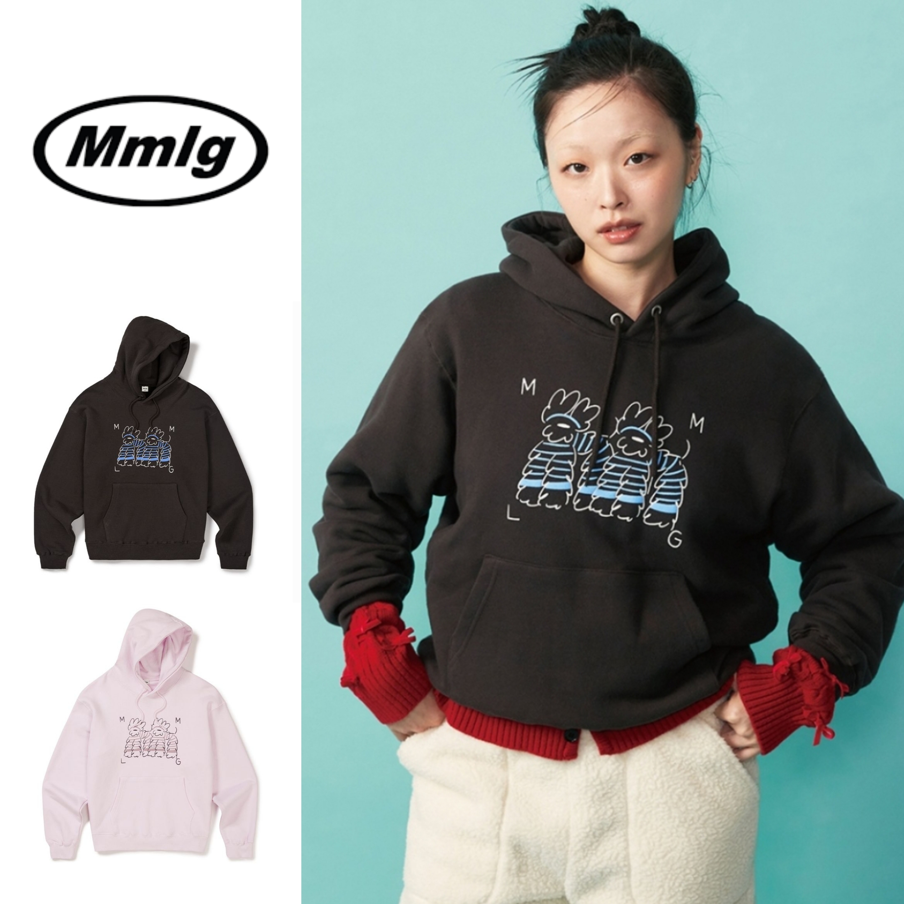 さらに100円引き◆MMLG◆BIG FRIENDS HOODIE