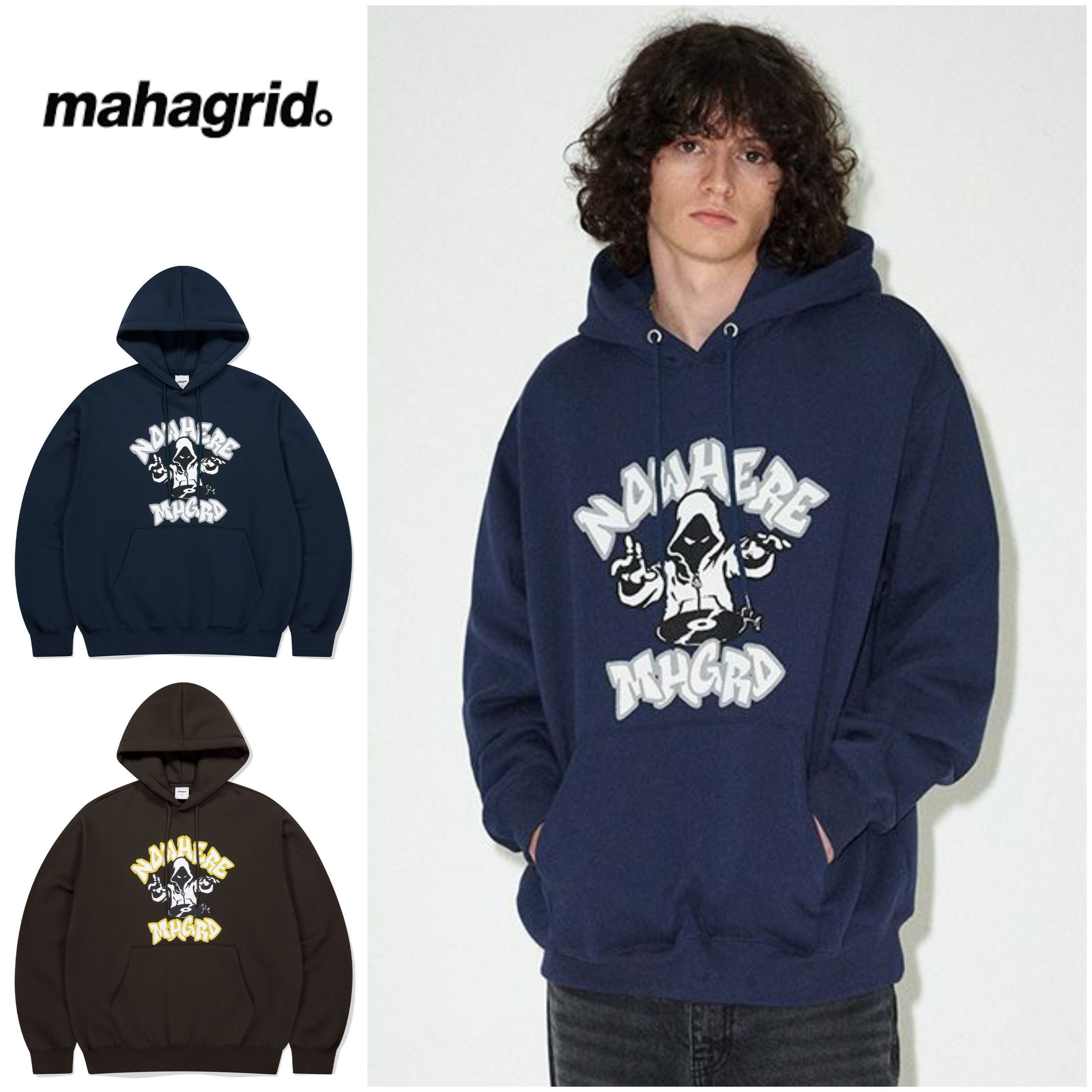 さらに100円引き◆MAHAGRID◆NOWHERE DJ HOODIE