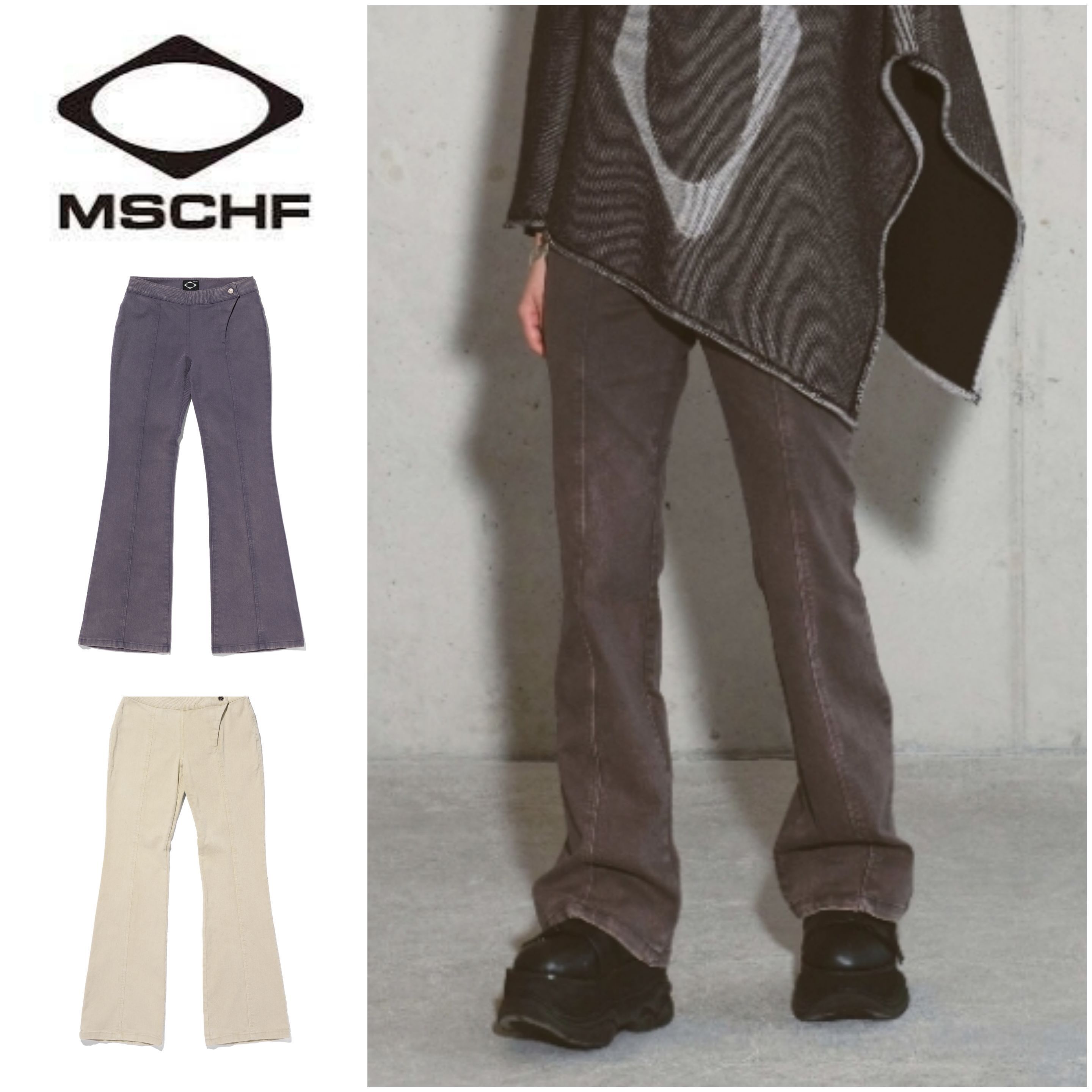 さらに100円引き◆MISCHIEF◆WASHED BOOTS CUT PANTS
