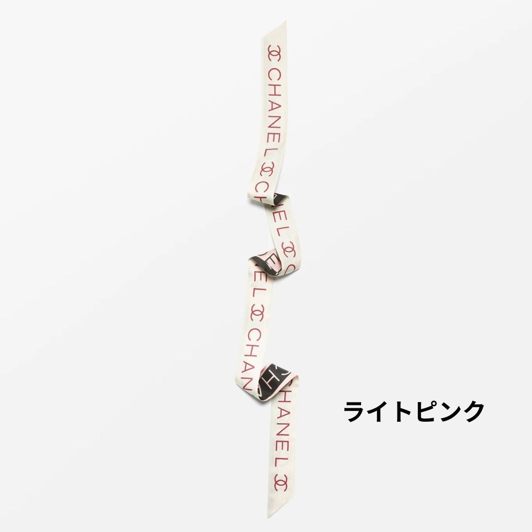 《24K》CHANELシルク ヘアバンド ツイリー