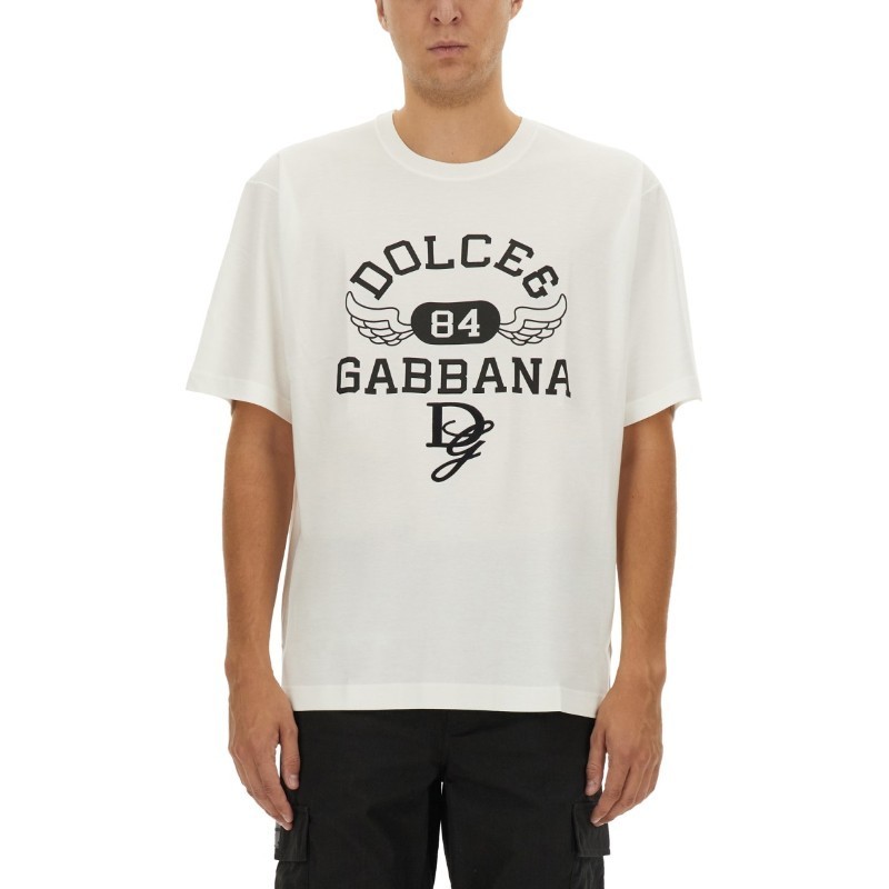 Tシャツ・カットソー Dolce & Gabbana FW24 COTTON T-SHIRT (G8PN9Z G7NSNW0111)